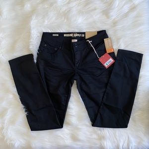NWT MOSSIMO black low rise skinny jeans